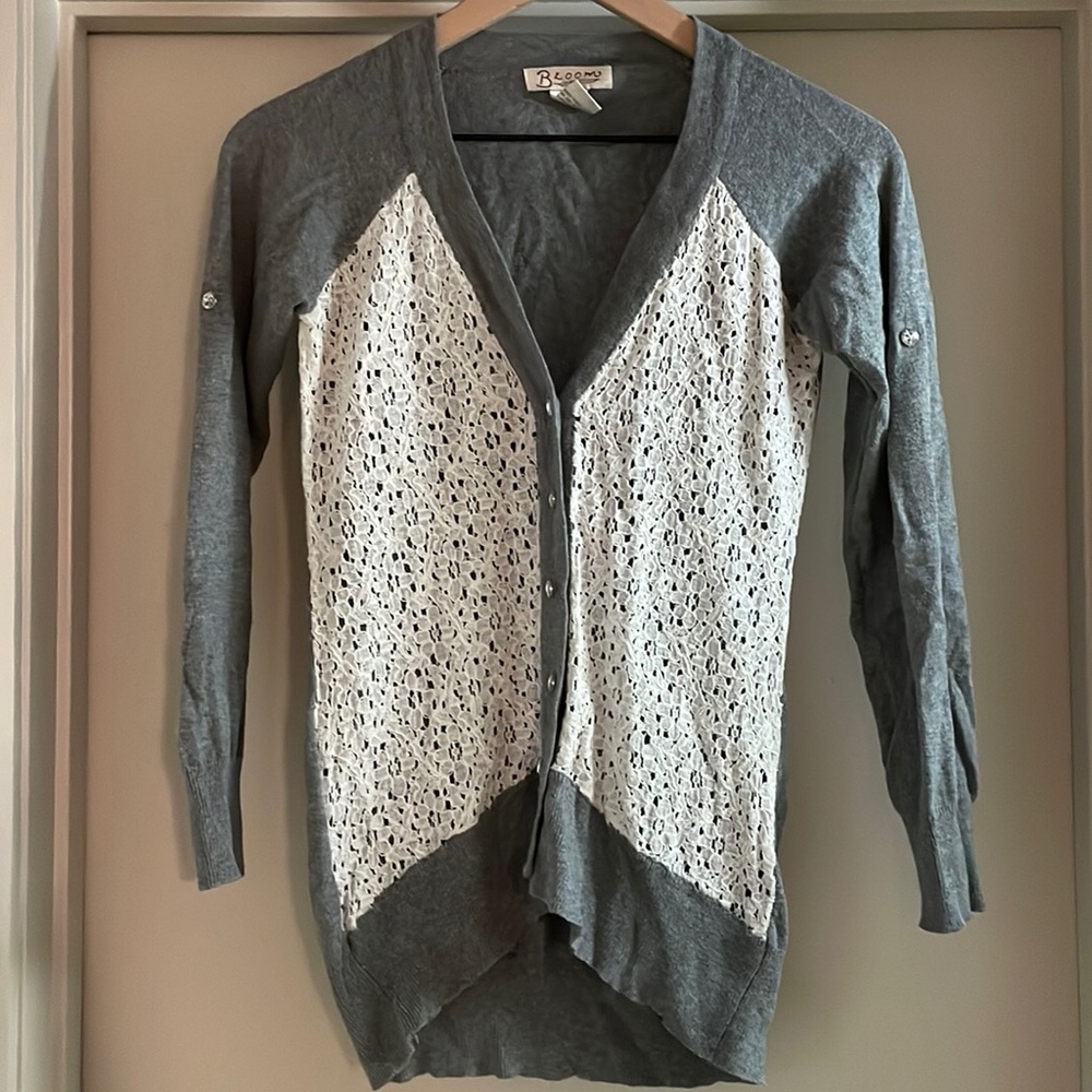 BLOOM Grandpa Core 100% Cotton Cardigan size S